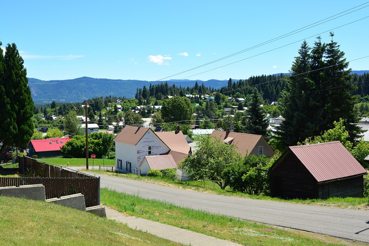roslyn washington seen from idaho avenue