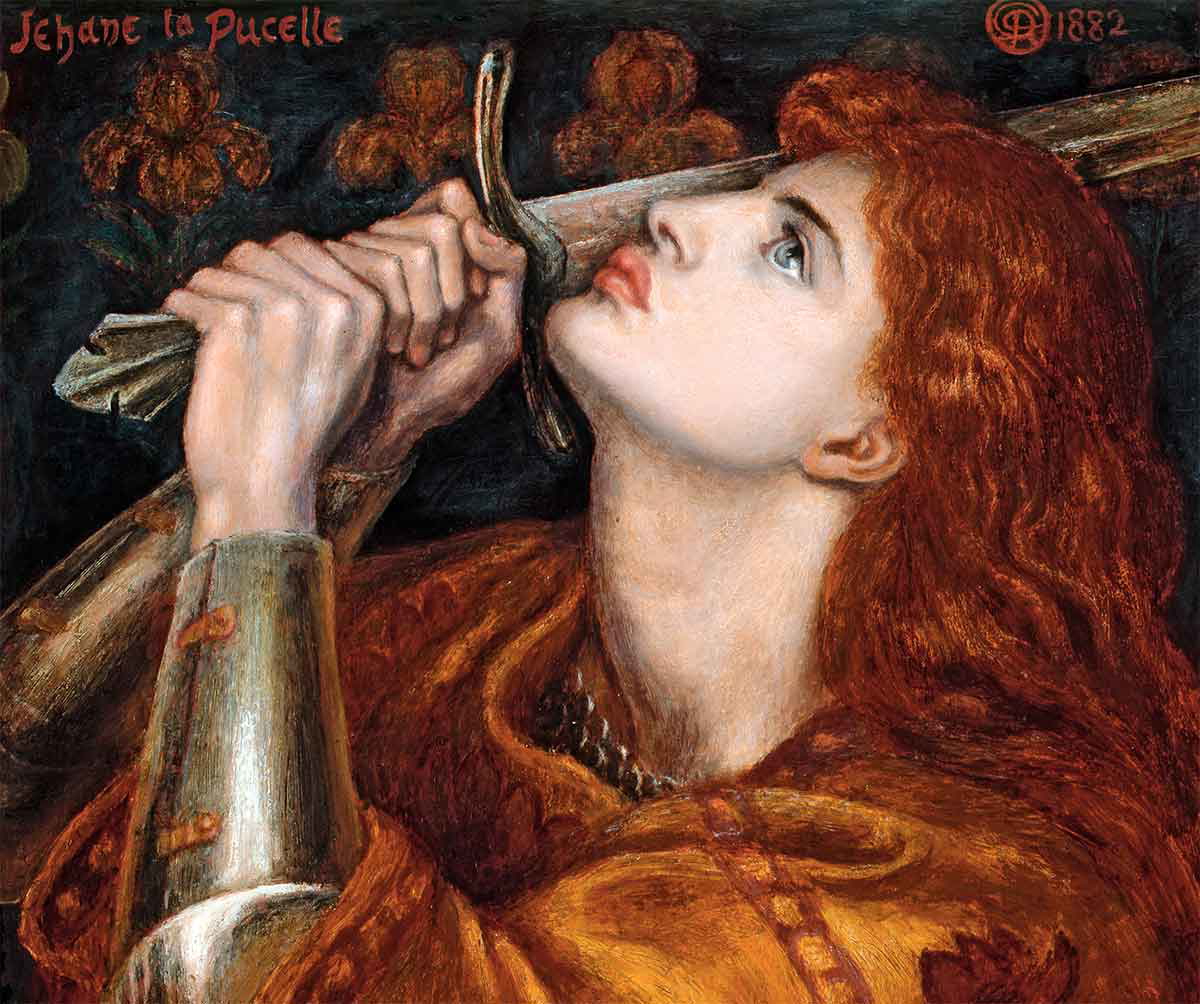 rossetti joan of arc painting