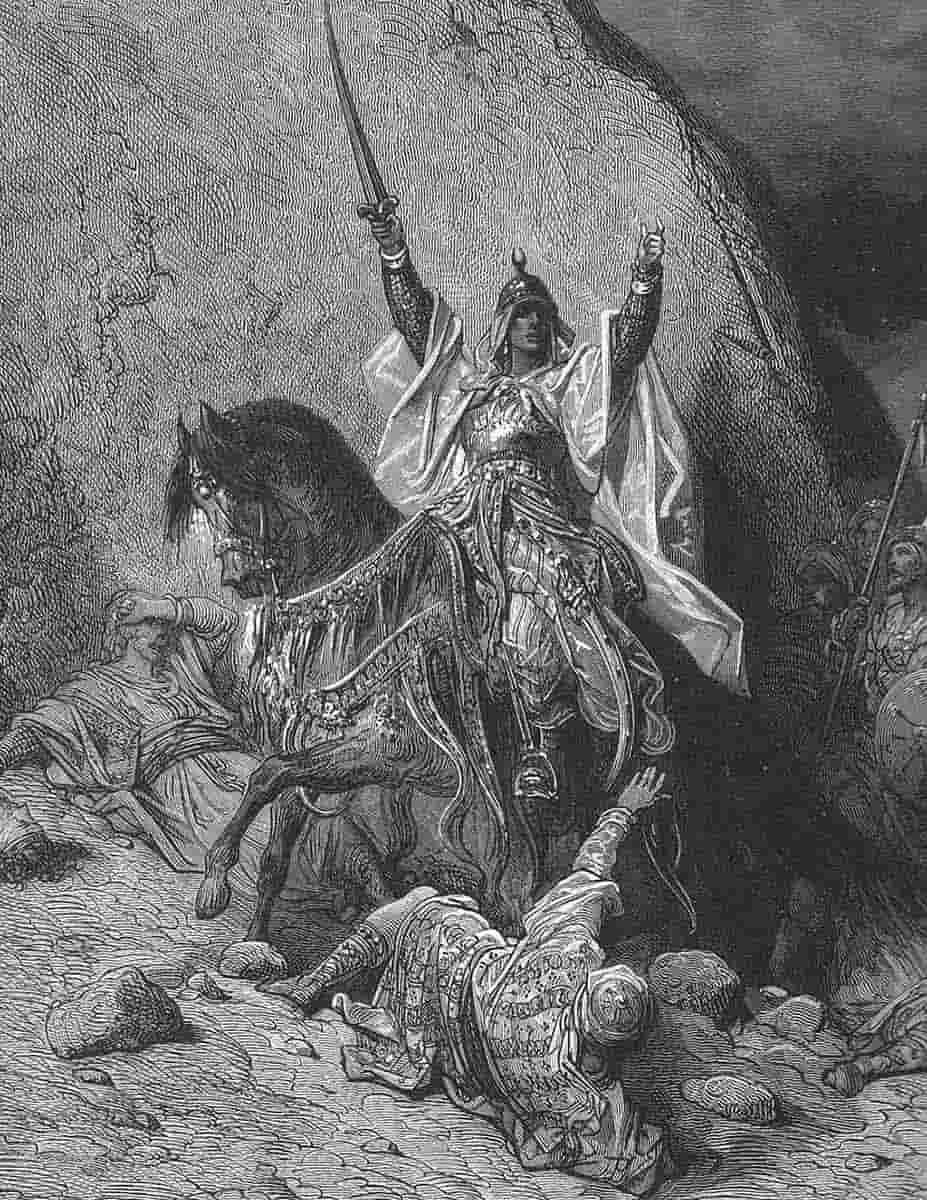 saladin gustave dore