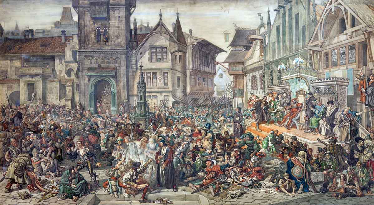 schwaiger anabaptists in munster painting
