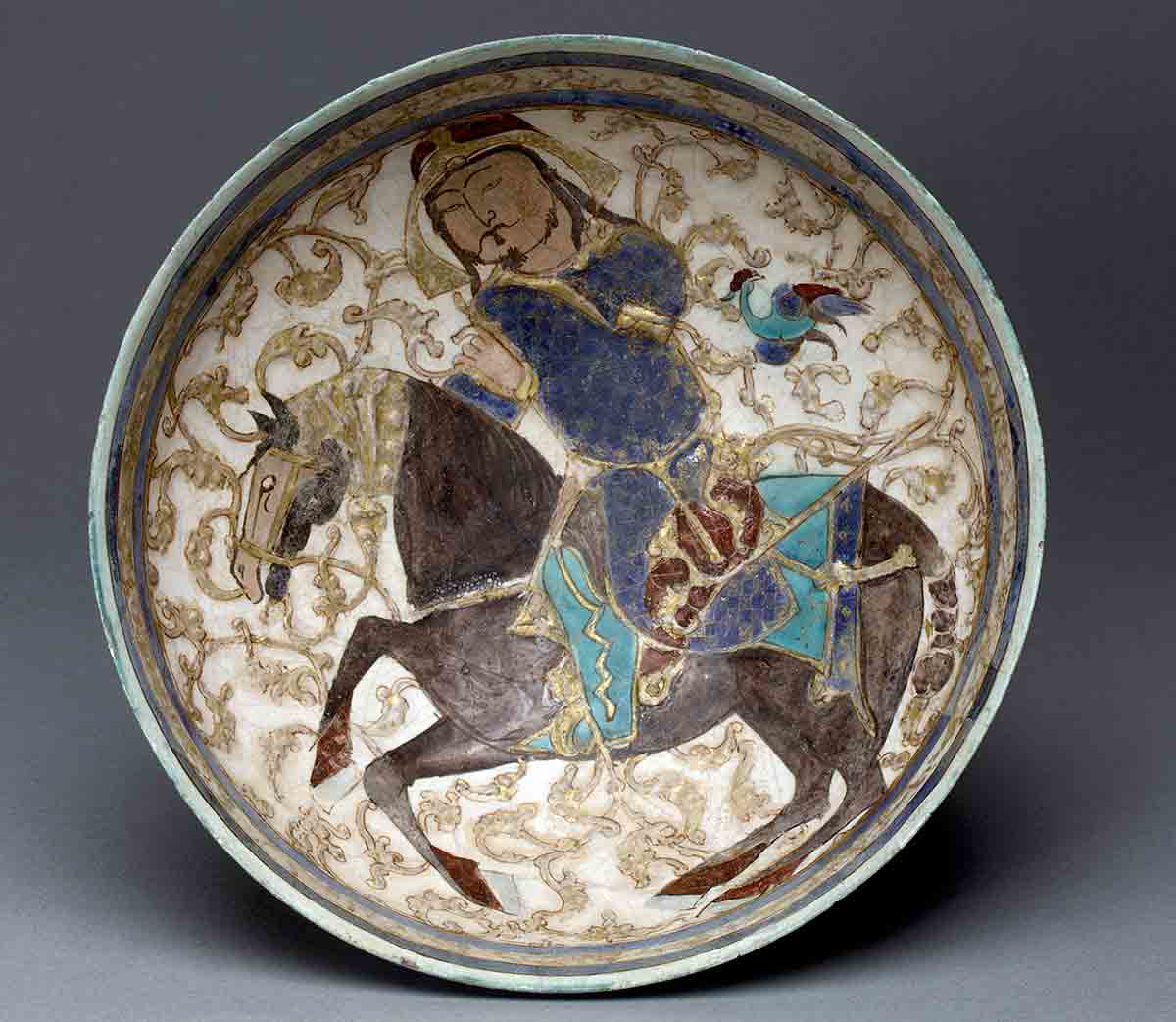 seljuk prince horseback bowl crusades