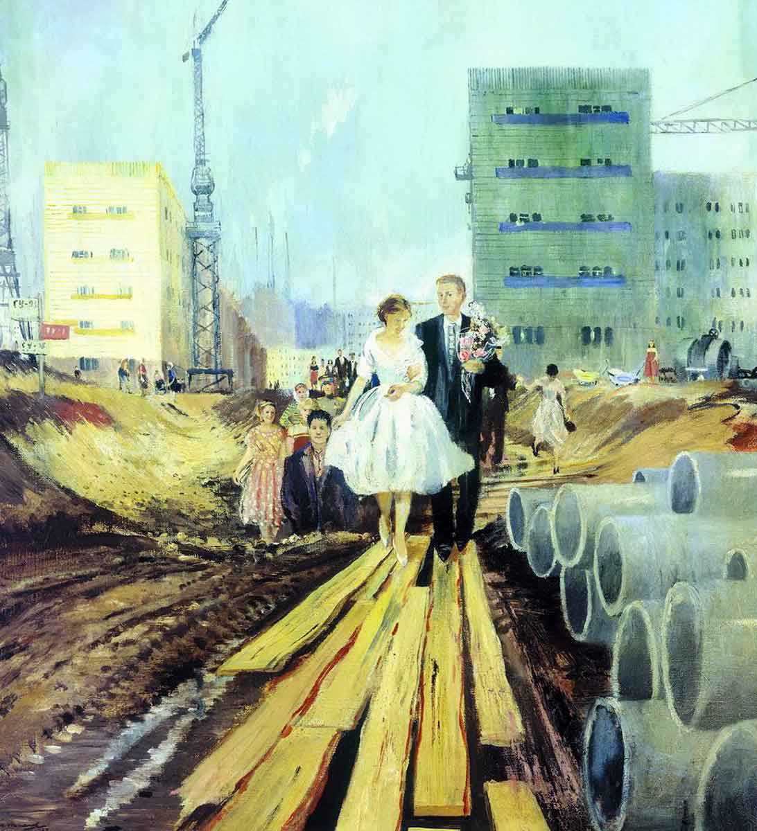 socialist realism pimenov wedding painting