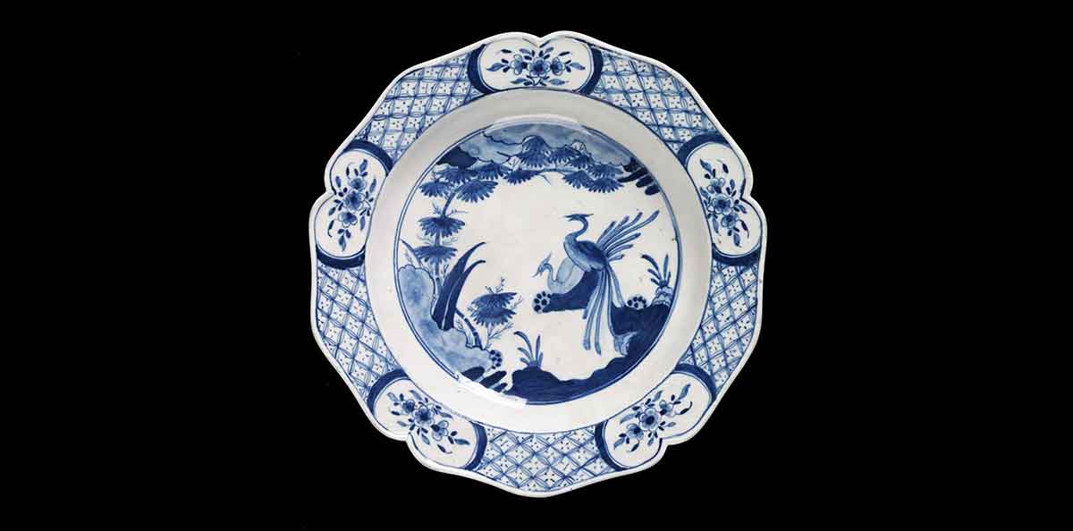 soup plate chinoiserie chelsea porcelain factory 1755