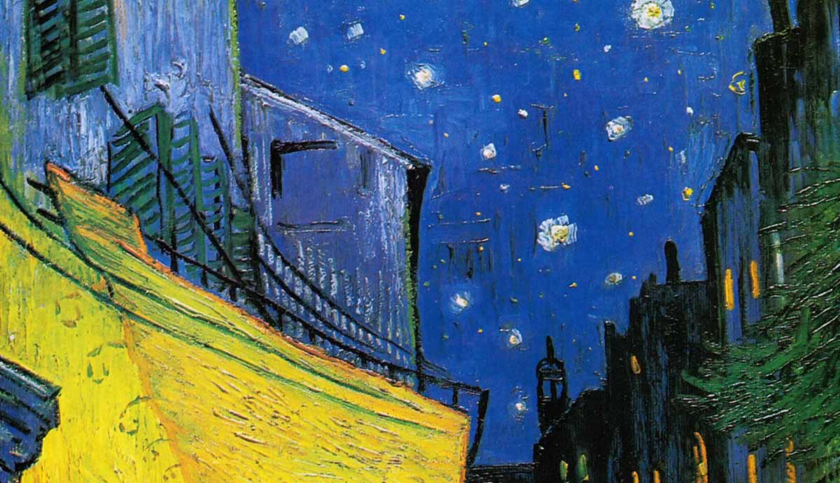 story behind van gogh cafe terrace night