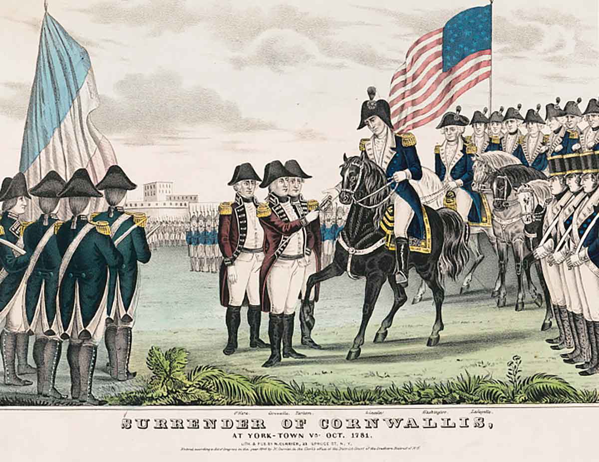 surrender cornwallis yorktown
