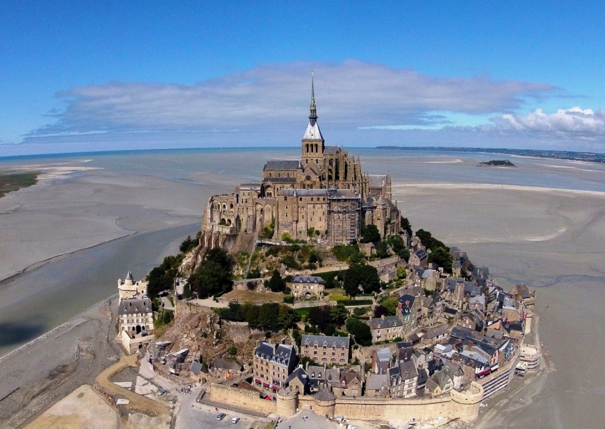 the mont saint michel normandy france
