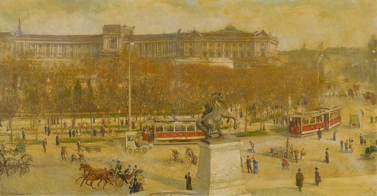 the ringstrasse vienna by vlaho bukovac
