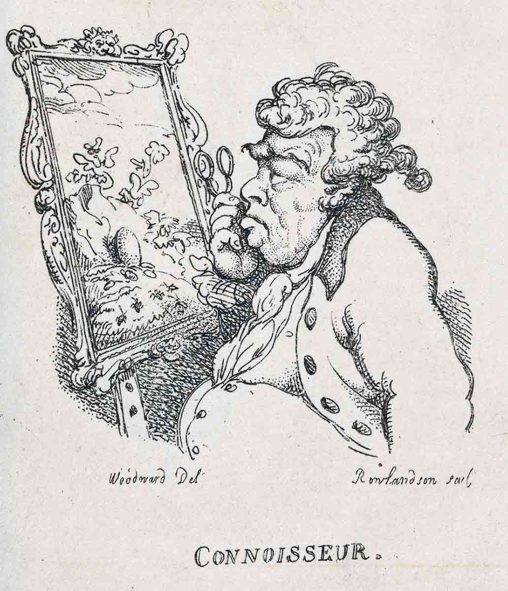 thomas rowlandson connoisseur etching met museum