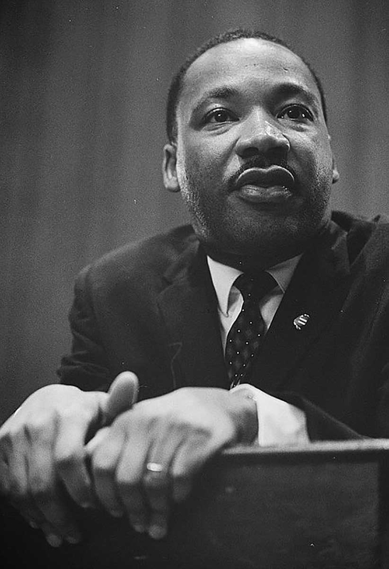 trikosko martin luther king press conference negative