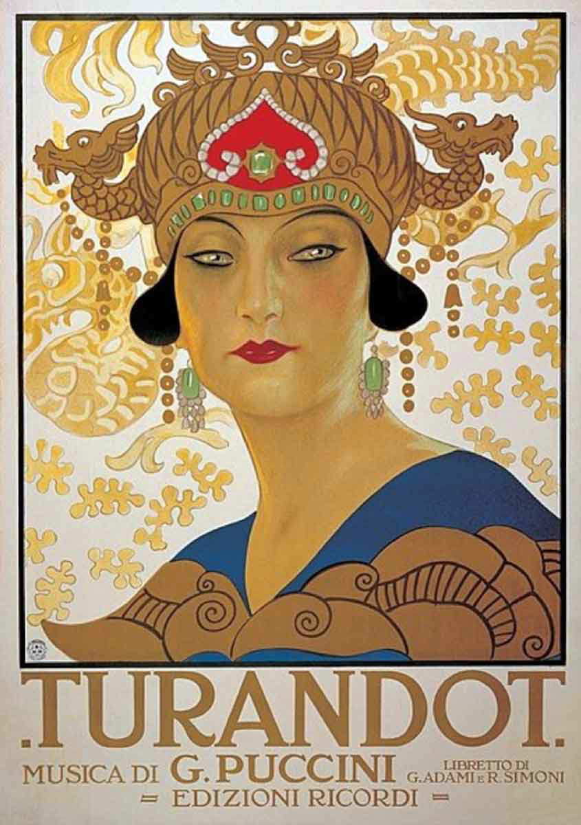 turandot opera poster