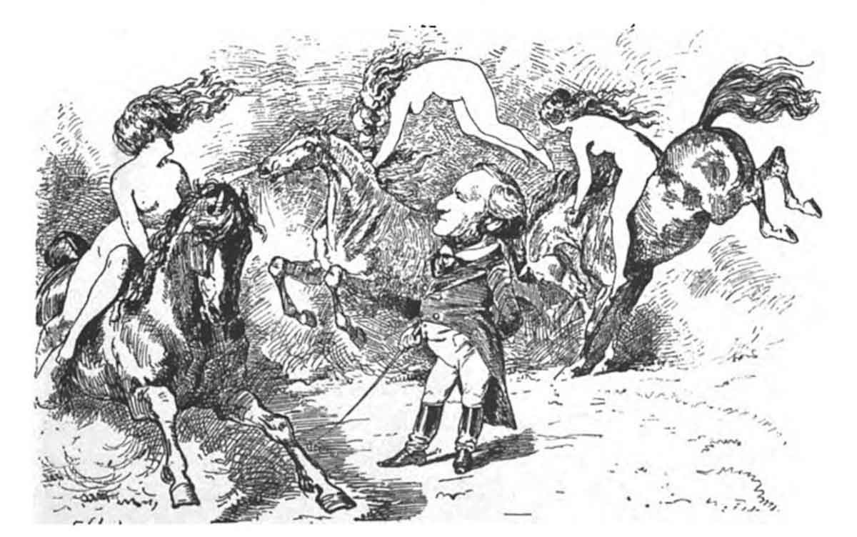 valkyrie ride richard wagner caricature