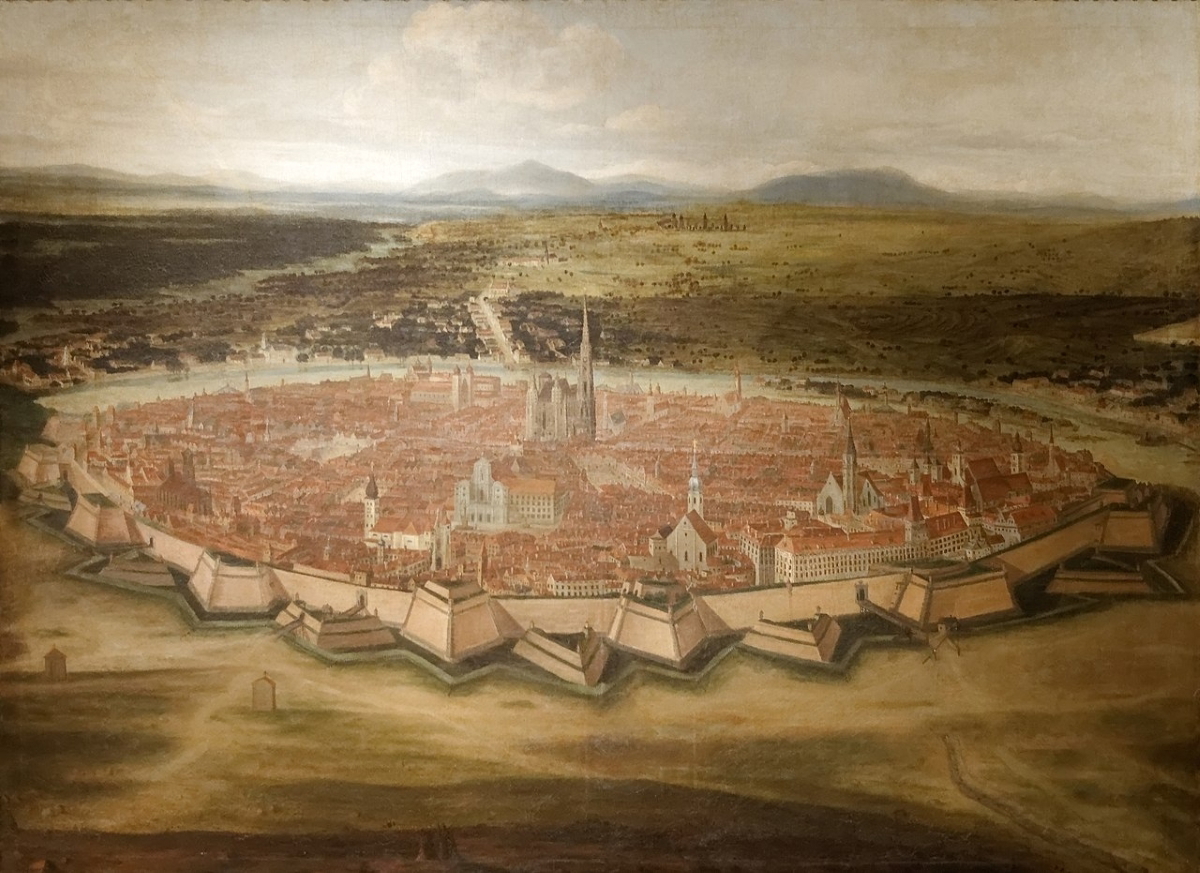 view vienna from josephstadt austria