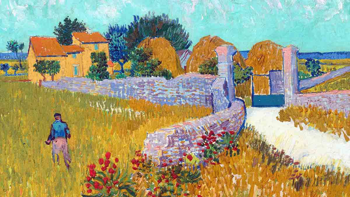 vincent van gogh farmhouse in provence painting