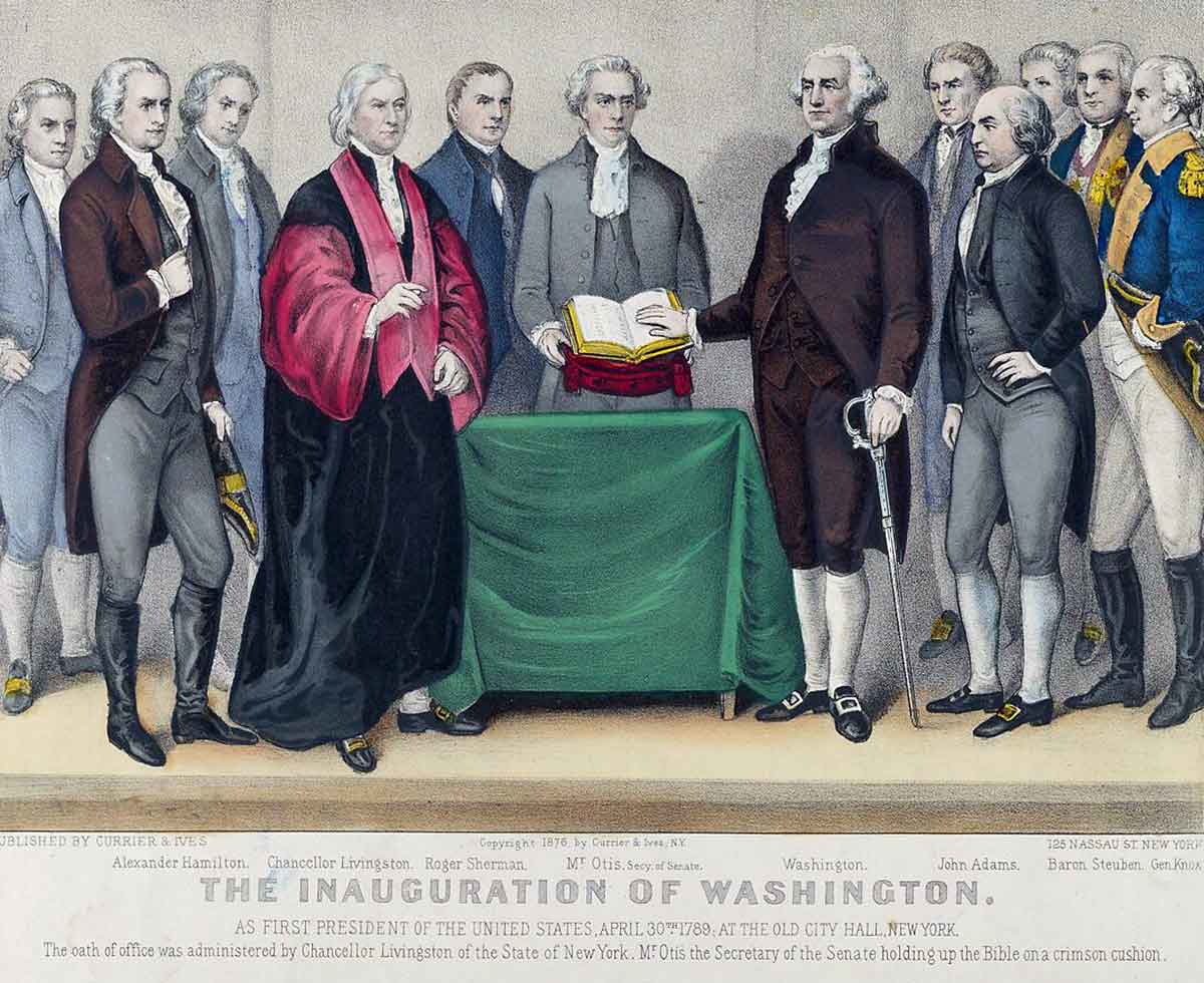 washington first inauguration