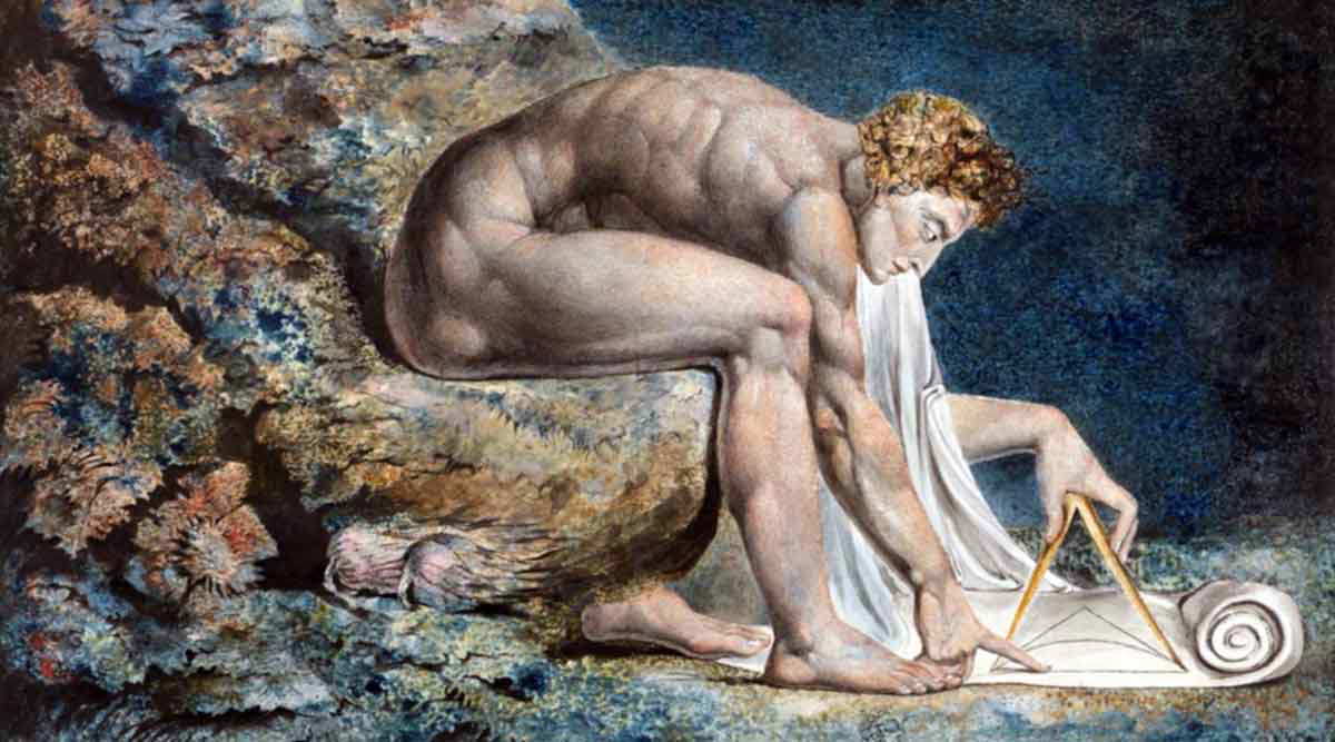 william blake newton measuring