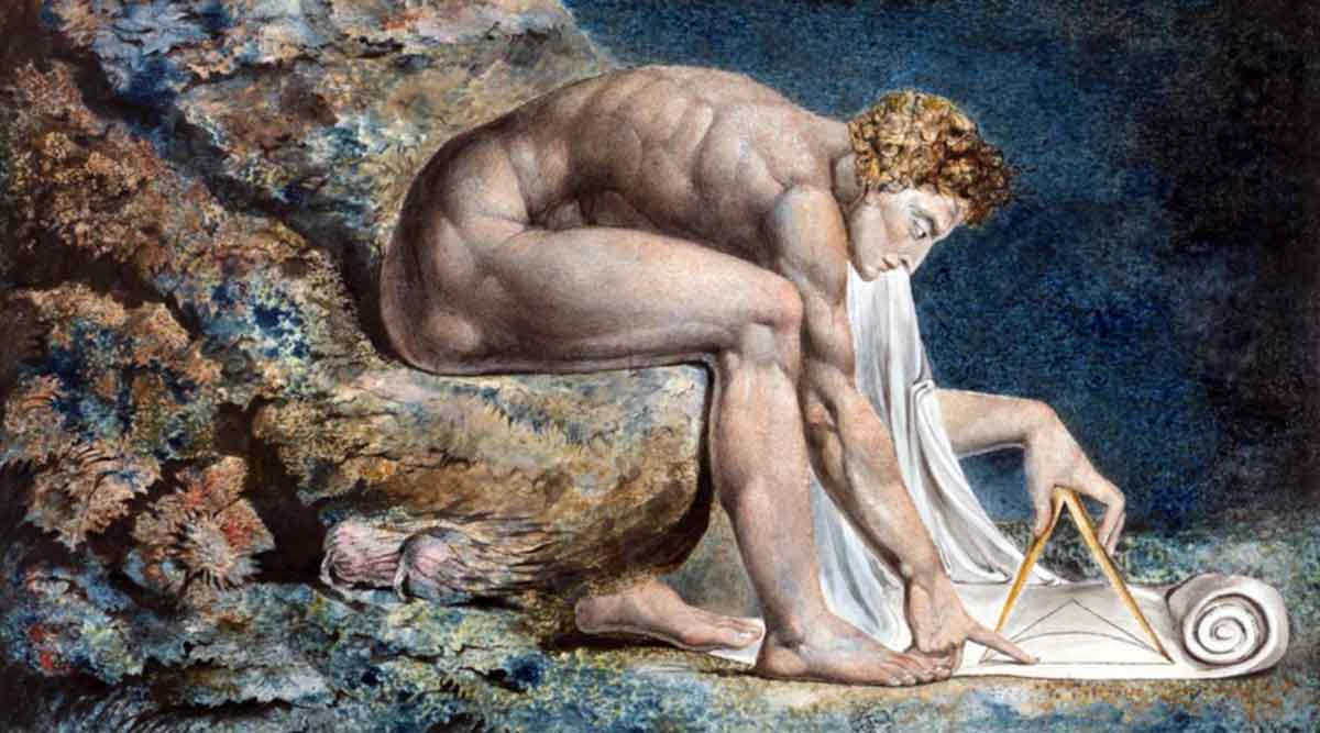 william blake newton measuring