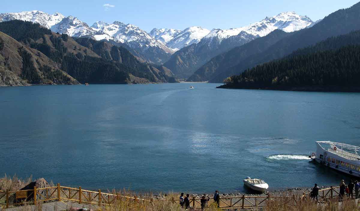 xinjiang heavenly lake china