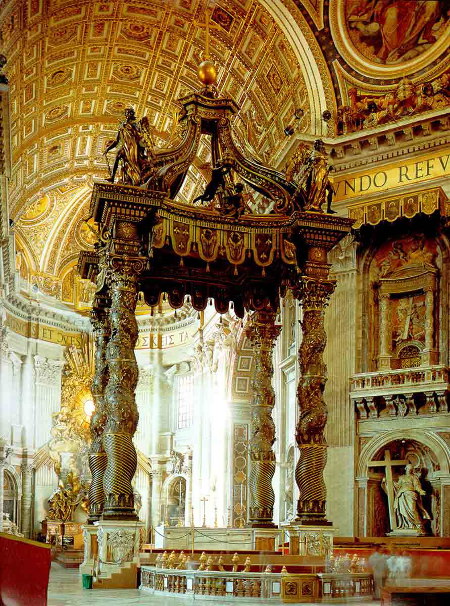 Bernini Baldacchino Altar Saint Peter Basilica