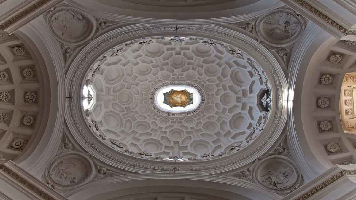 Borromini San Carlo Church Dome Interior