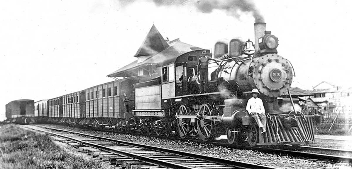 Chinese steam train