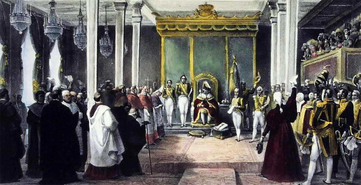 Coronation John VI Portugal Brazil