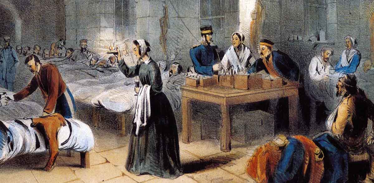 Crimea War Florence Nightingale drawing
