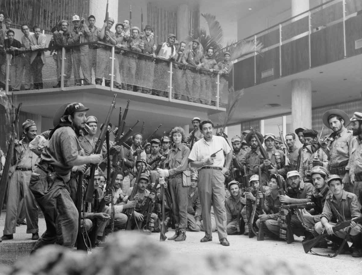 Cuban rebel soldiers Habana_Hilton 1959