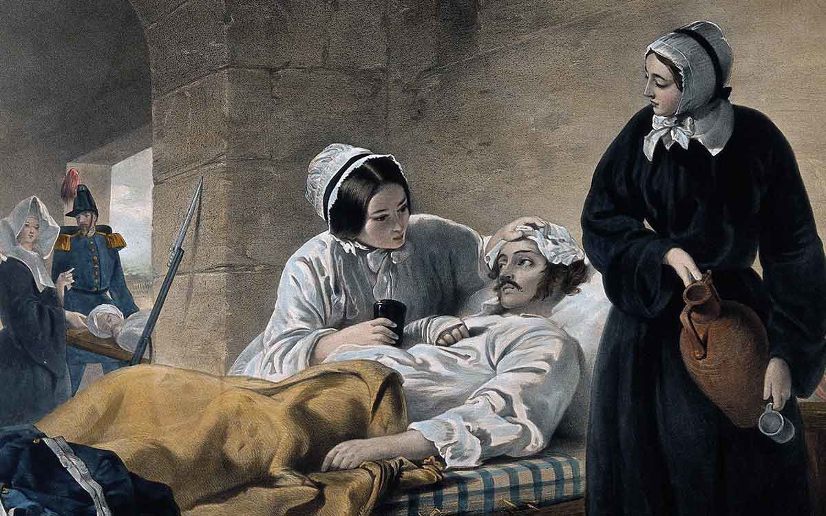 Florence Nightingale nursing soldiers Crimea