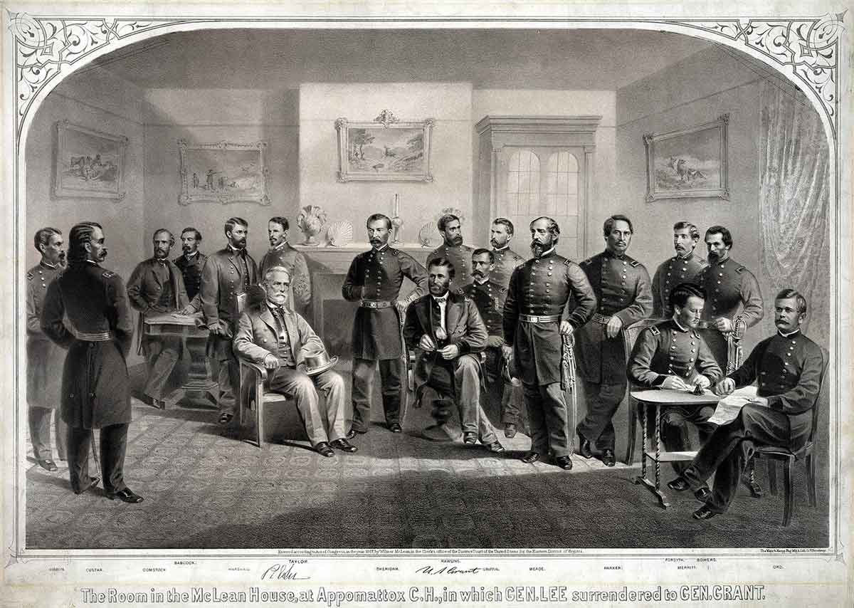 Grant Lee Appomattox 1865