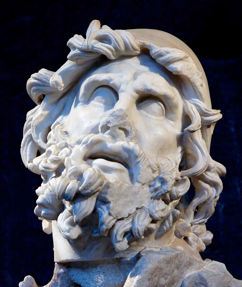 Head Odysseus Marble