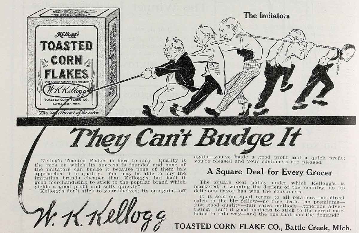 Kelloggs Toasted Corn Flakes 1909