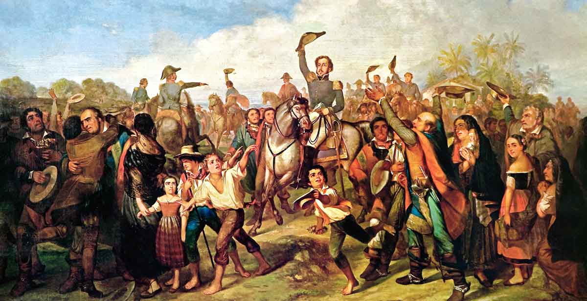 Pedro Declares Brazil Independnece 1822