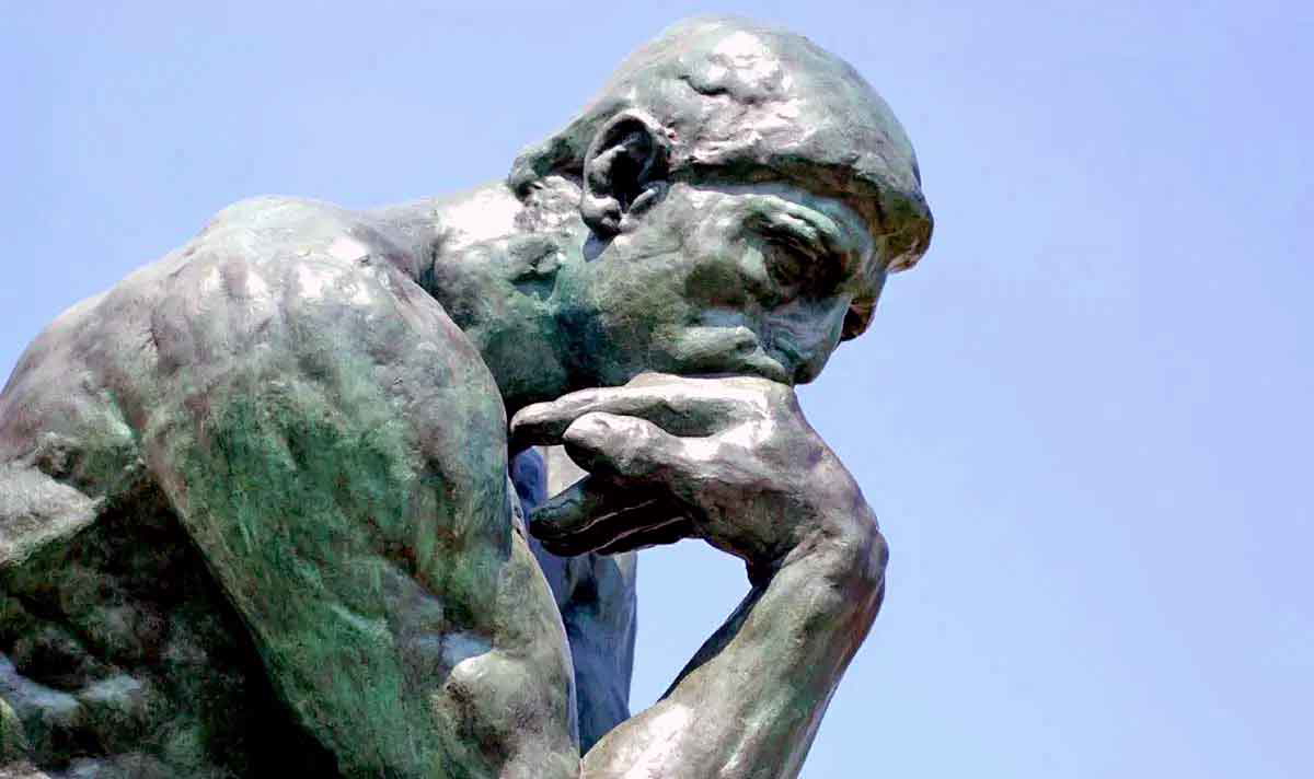 The Thinker rodin sculpture