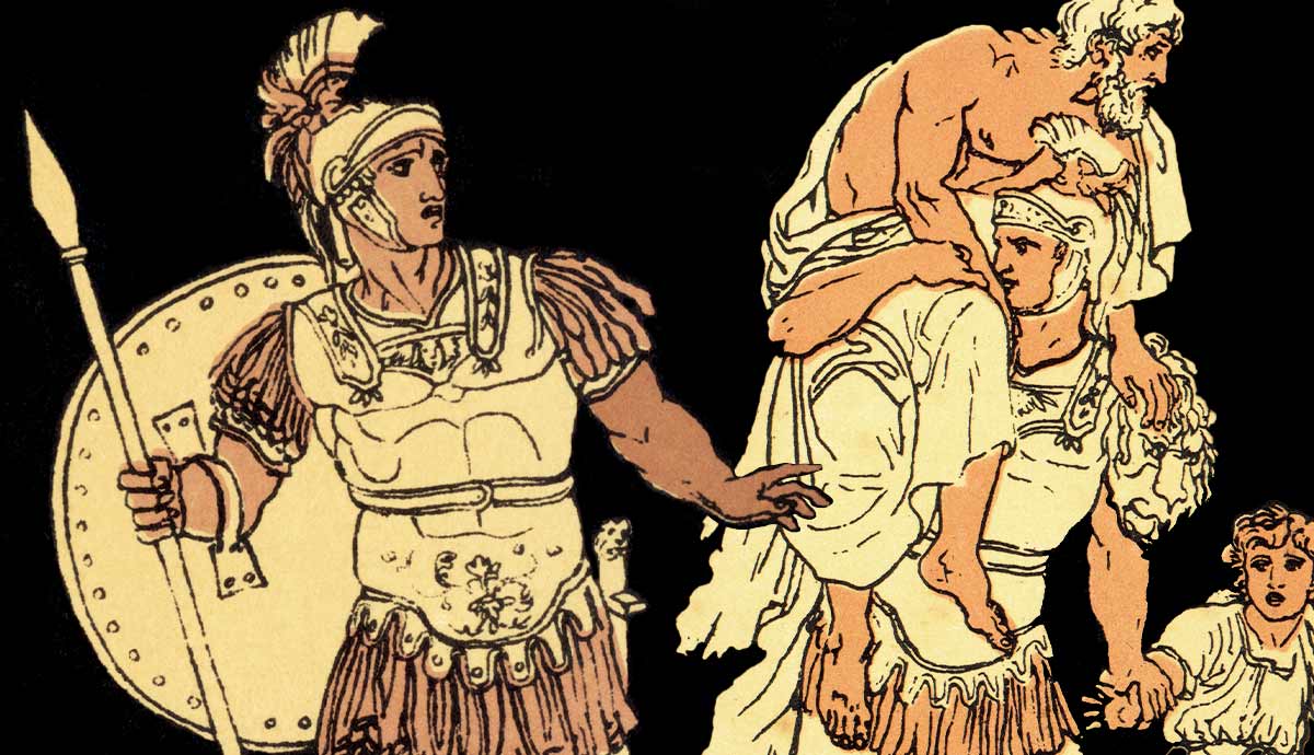 aeneas family parents children legacy