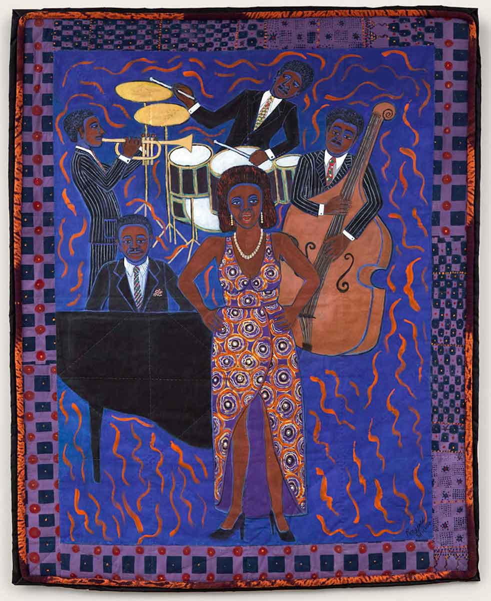african american love art ringgold jazz painting