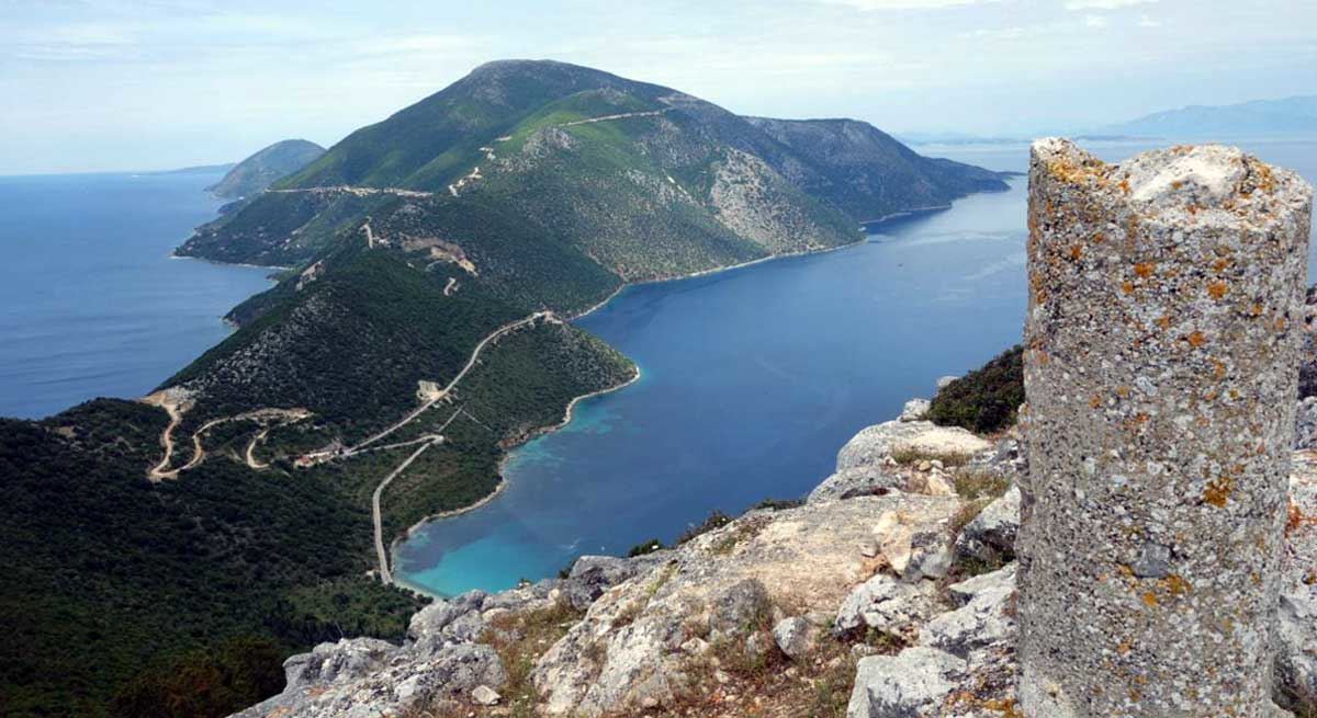 alalkomenes archaeological site odysseus palace