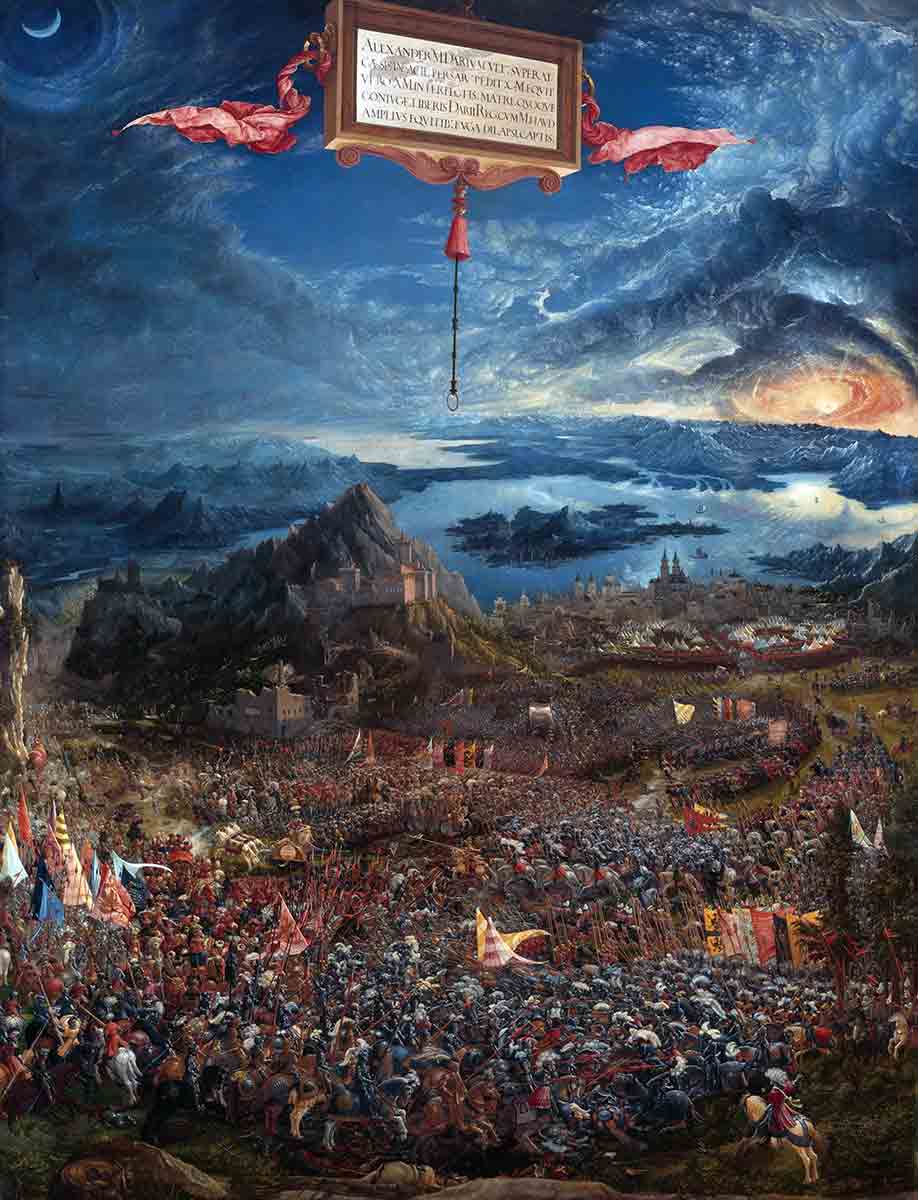 albrecht altdorfer battle of alexander painting