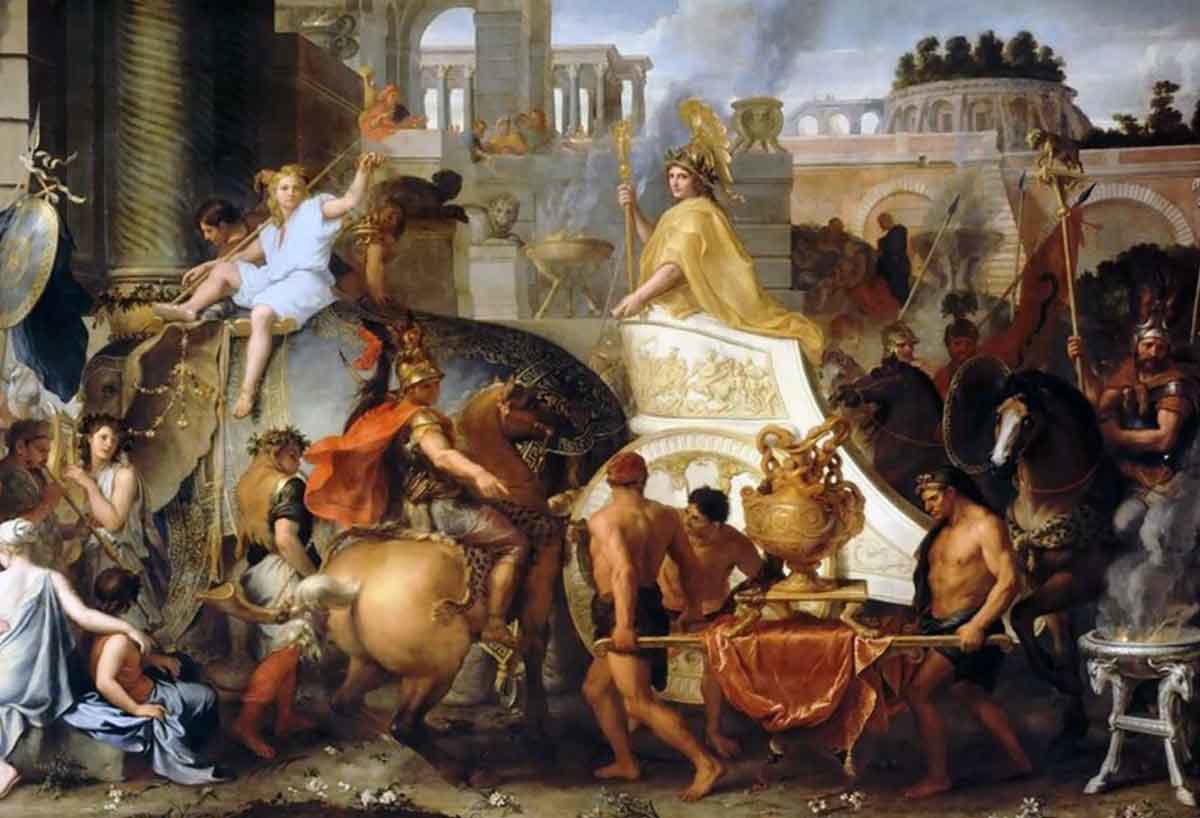 alexander entering babylon