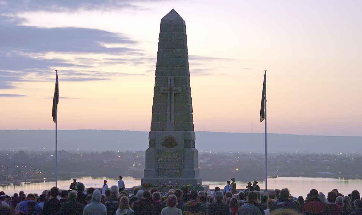 anzac memorial sky