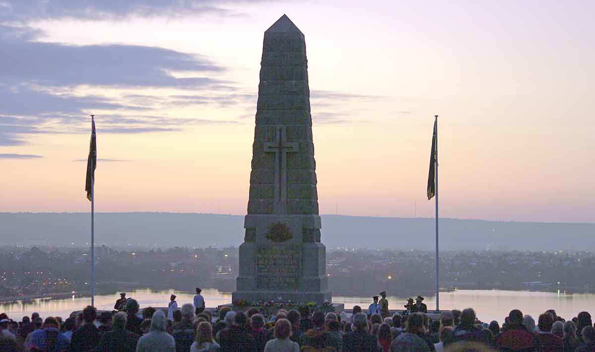 anzac memorial sky