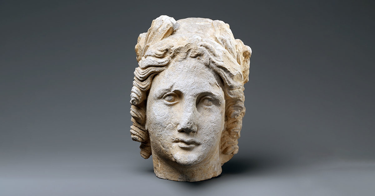 apollo head third century bce metropolitan museum art