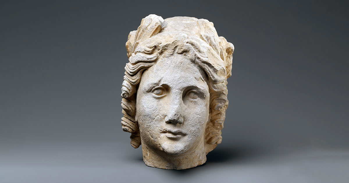 apollo head third century bce metropolitan museum art