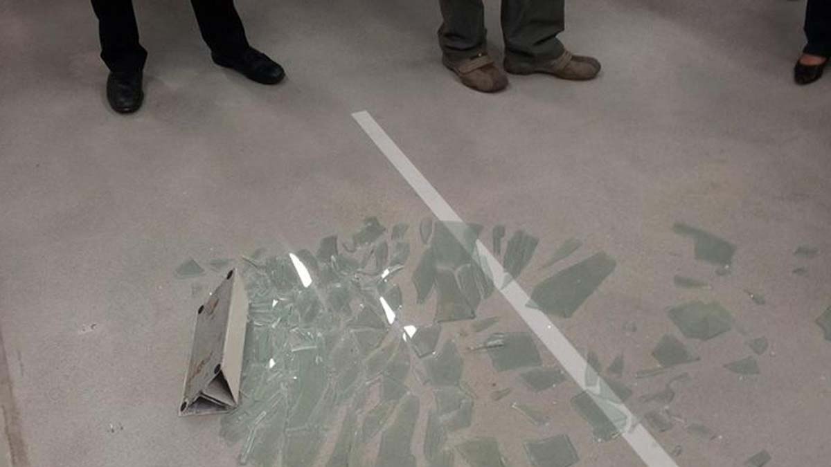 arte povera fabro imprint smashed
