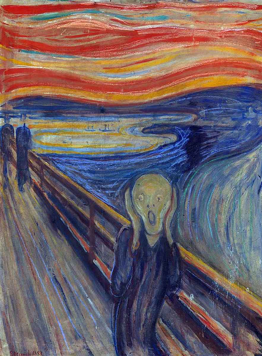 artistic inspiration edvard munch scream
