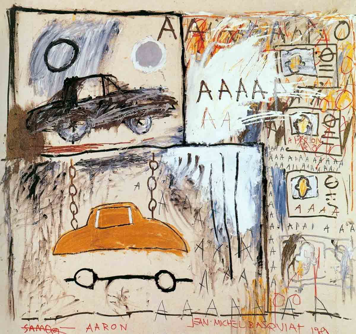 basquiat cadillac painting