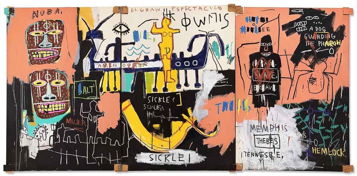 basquiat nile painting