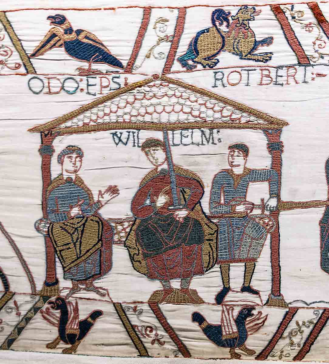 bayeux tapestry scene44 william odo robert