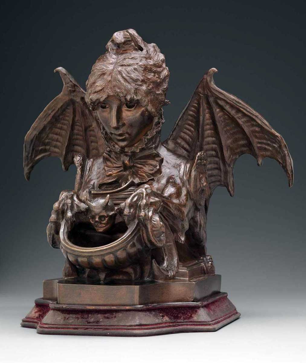 bernhardt sphinx inkwell