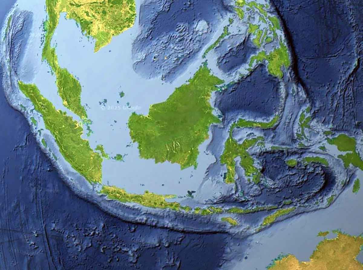 borneo google earth