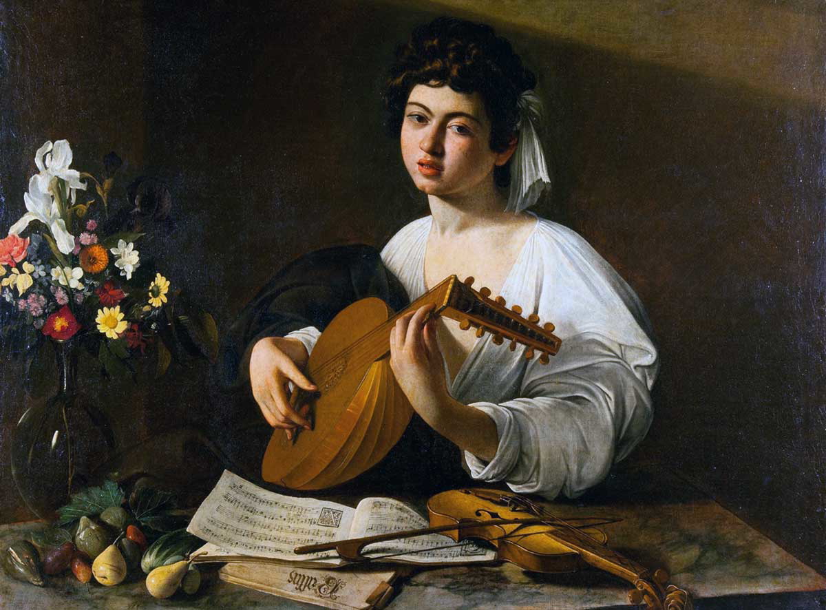 caravaggio lute painting